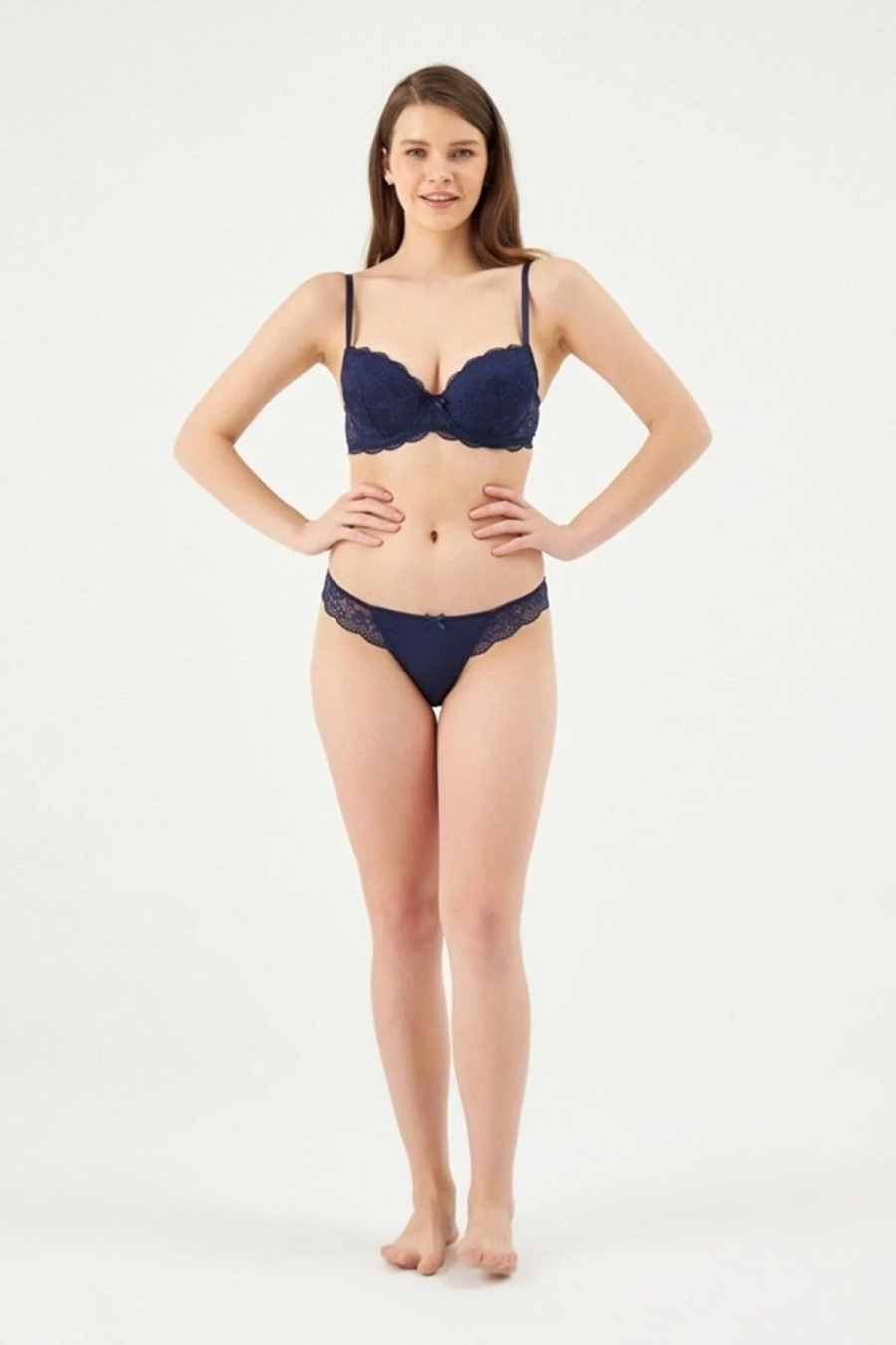 Eros 812 Kadın Yarı Push-up Yarı Destekli Sütyen Takım - 75